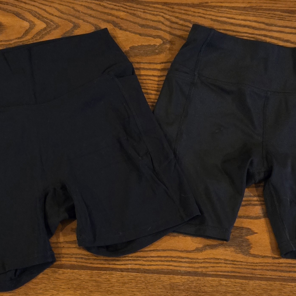Black Athletic Shorts With Pockets And Scrunch Bundle!